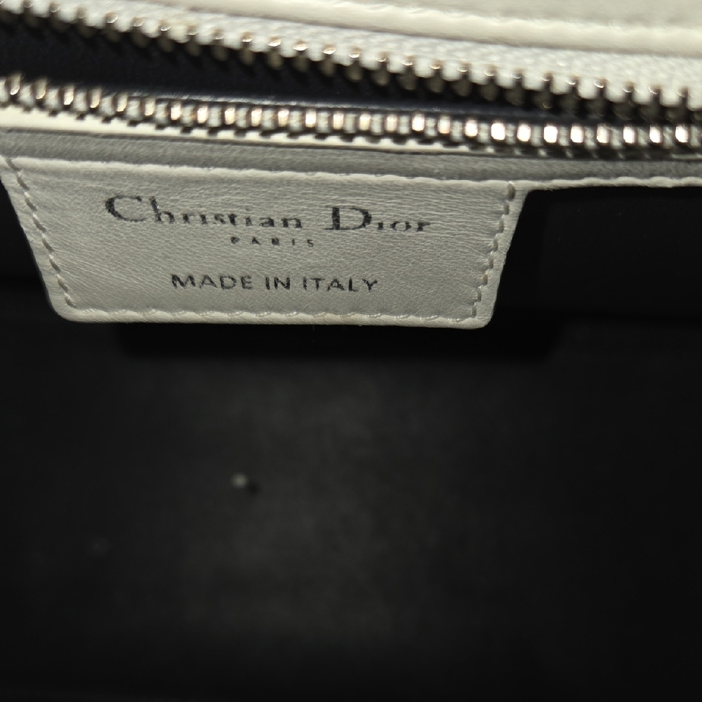 LADY DIOR Gold and Silver Embellished Handbag - Picture 12 of 16